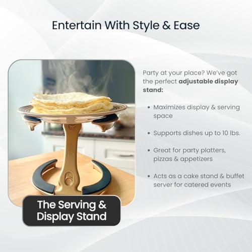 Pot Lid Holder While Cooking (Golden Goddess)