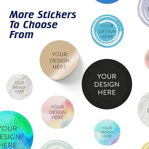 Custom Vinyl Stickers Your Image (100 Count)