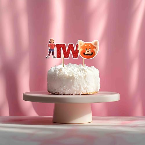 Trning Red Two Cake Topper Decoration