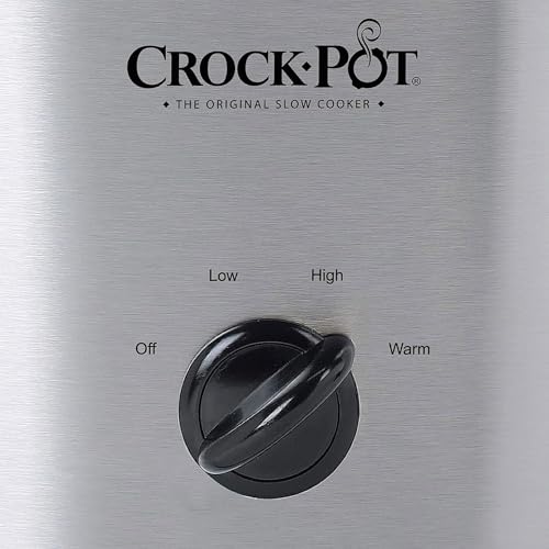 Cook N Carry Oval Manual Portable Slow Cooker (6 Quarts / Stainless)