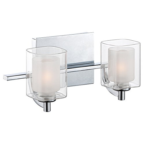 Kolt 13" LED Vanity Light (2-Light / Polished Chrome)