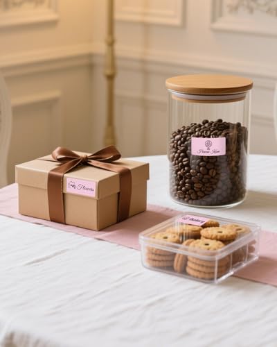 2.25x1.25 Inch Thermal Labels (2.25"x1.25" / Pink)