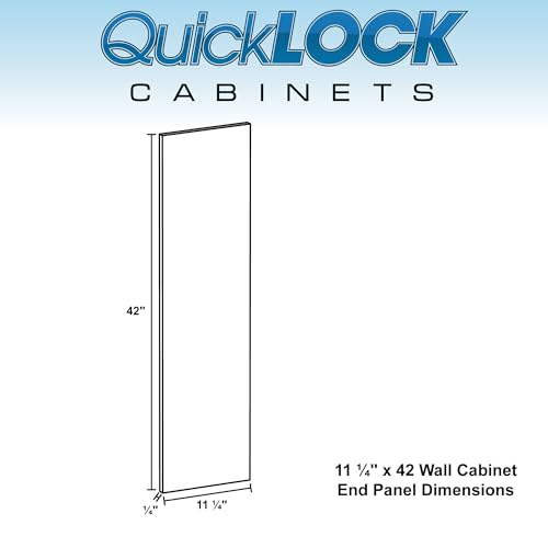Quicklock RTA (.25"D x 11.25"W x 42"H End Panel / Raw Maple)