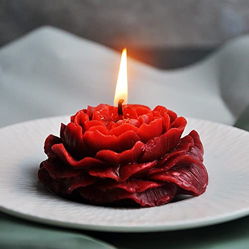 Peony Rose 3D Flower Resin Cake Mold (peony)