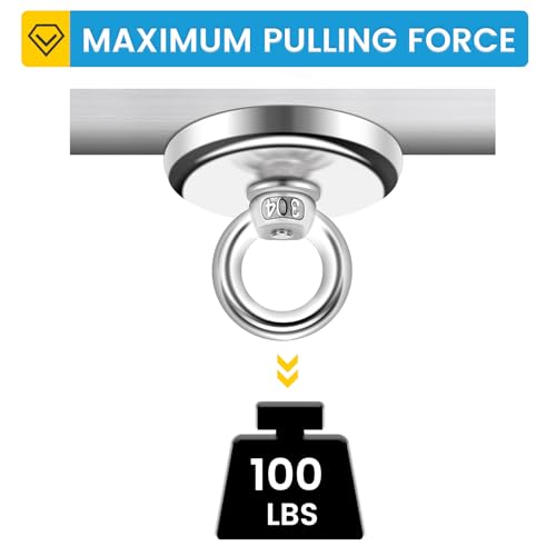 10 Pack Heavy Duty Magnetic Hooks (10 Count)