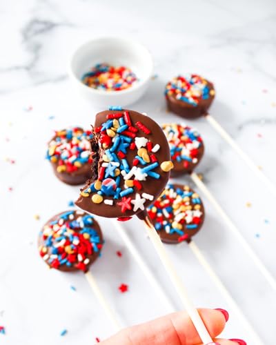 Stars and Stripes Sprinkle Mix (Red, Blue, White, Gold)
