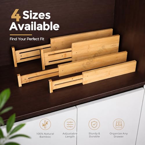 Drawer Divider 6 Pack (For 17-22in deep drawers inner size)