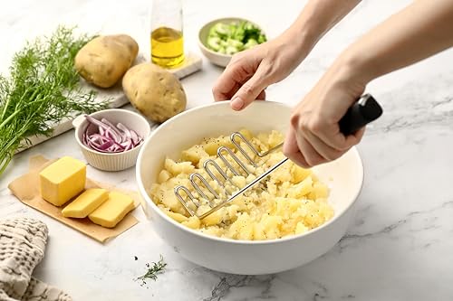 Stainless Steel Potato Masher (Large)