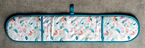 Double Oven Mitts 100% Cotton Double Oven Glove (079 - Summer Picnic / 7" x 35" (Double Oven Mitt))