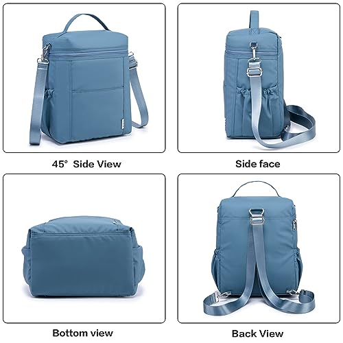 NOL Insulated Lunch Bags for Women Cooler Bag Lightweight Nylon Waterproof Lunch Box for Work