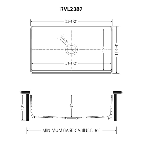 33 in White Fireclay Farmhouse Workstation Sink (33 Inch - Workstation - Single Bowl)