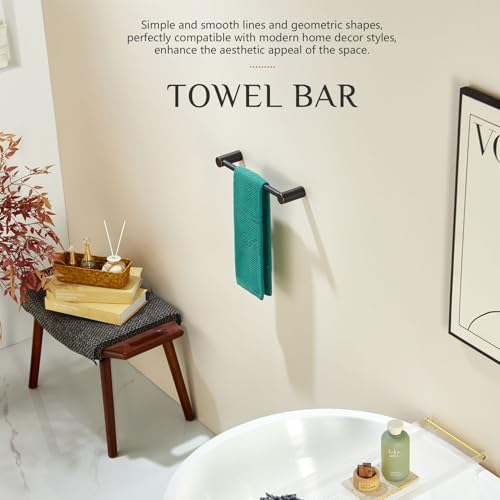 Towel Holder for Bathroom Wall 16 (Oil Rubbed Bronze / 16-Inch)