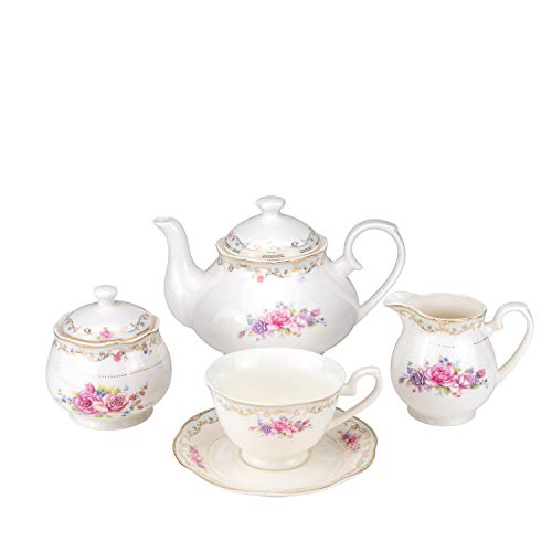 57 pc Banquet Dinnerware Set (Romantic Bloom)