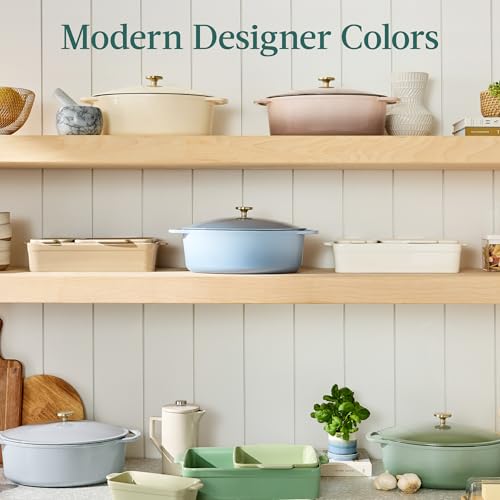 Oval 7.5 Quart Enamel Cast (Mushroom Beige / 7.5qt Oval)