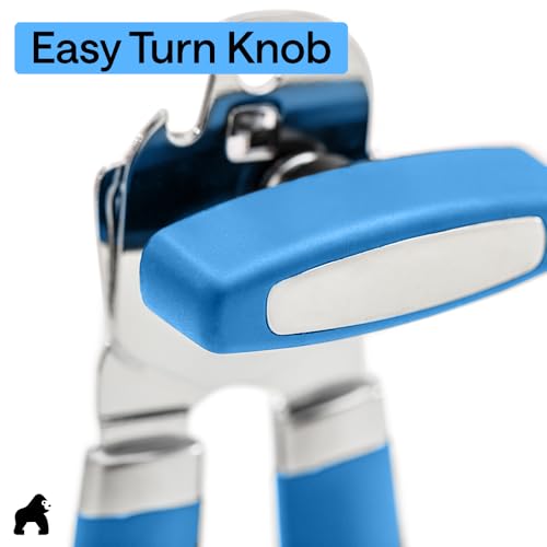 Upgraded Model Stainless Steel Manual Can Opener (Aqua)