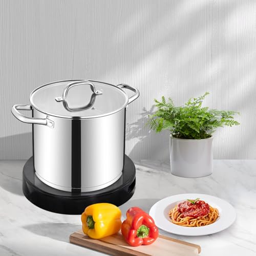12 QT Stock Pot with Lid (12 Quarts)