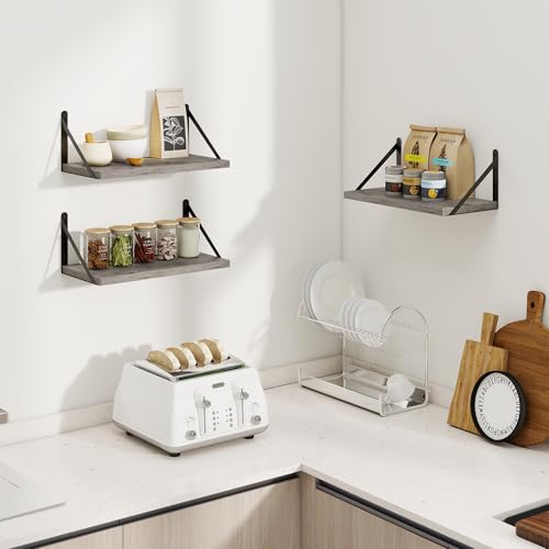 Floating Shelves for Wall Set of 3