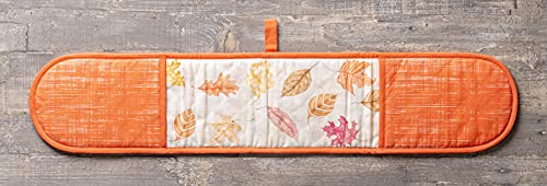 Double Oven Mitts 100% Cotton Double Oven Glove (103 - Colours of Autumn / 7" x 35" (Double Oven Mitt))