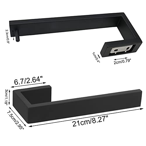 Hand Towel Holder (Black / 9 IN)
