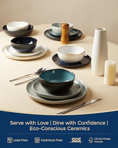 Extra Large Dinnerware Set for 12 (Starry Blue / Set (36pcs))