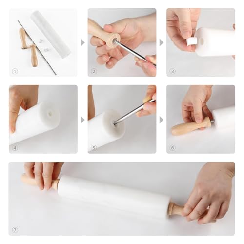 Marble Rolling Pin (Namibia Marble)