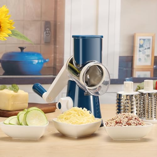 Rotary Cheese Grater Hand Crank Cheese Shredder for Fresh Cheese