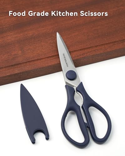 Kitchen Scissors for Food (Blue / 8.35 Inch)