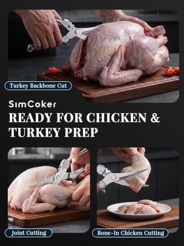 Heavy Duty Poultry Shears (Aluminum Handle Poultry Shears)