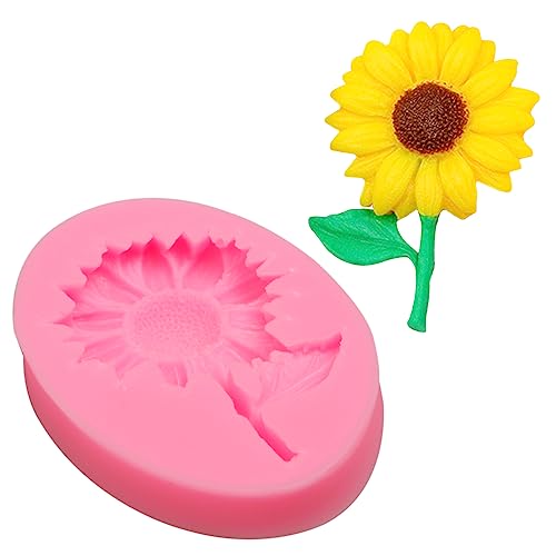 Sunflower Mold Silicone 4 Pcs