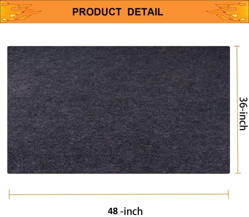 Under Grill Mat (36x48 inch Absorbent grill mat)