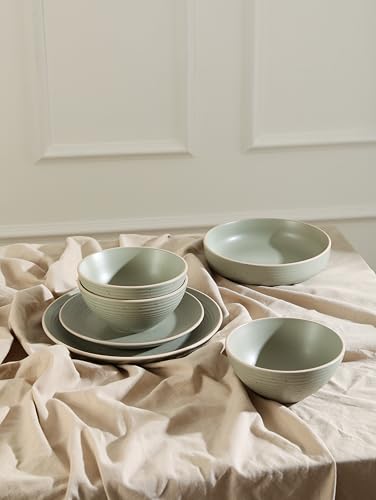 Lauren Stoneware (16-Piece Service for 4 / Green)