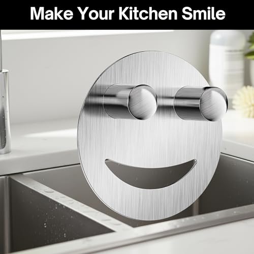 Scrub Daddy Caddy Organizer for Kitchen Sink & Bathroom (Stainless Steel 1 Pack)