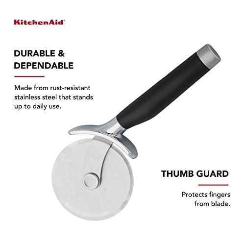 Classic Pizza Wheel with Sharp Blade For Cutting Through Crusts