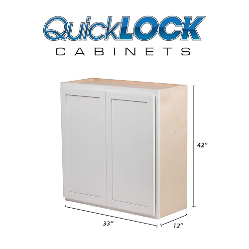 Quicklock RTA (12"D x 33"W x 42"H Standard / Pure White)