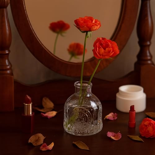Glass Bud Vase Set of 16 Pcs