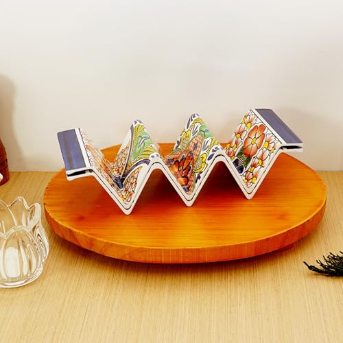 Melamine Taco Holder Stands (Set of 4 / Mars Blue)