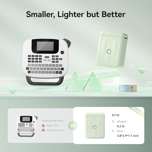 D110 Label Maker Machine with Tape
