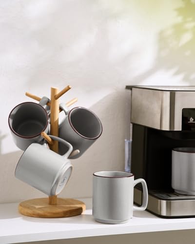 Coffee Mugs Set of 6 (Light Gray / 6pcs)
