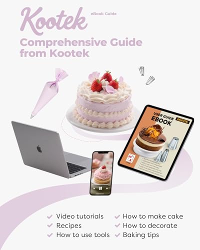 158 Cake Decorating Kit Baking Supplies Tools for Beginners & Pros (Light Purple)