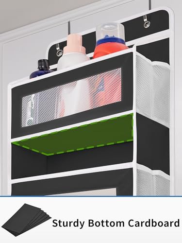 Over the Door Organizer for Bedroom (Black / 1 Pack (Standard))