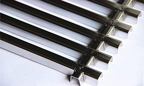 PG525 (2-Pack) 17 1/4 x 11 3/4 inch Porcelain Steel Grill Grid Grates for Weber 7525 Weber Spirit 300,E-310 & E-320, Spirit S-310 & S-320,Genesis 1000-5000 Spirit 700, Weber 900 (17 1/4" x 23 1/2")