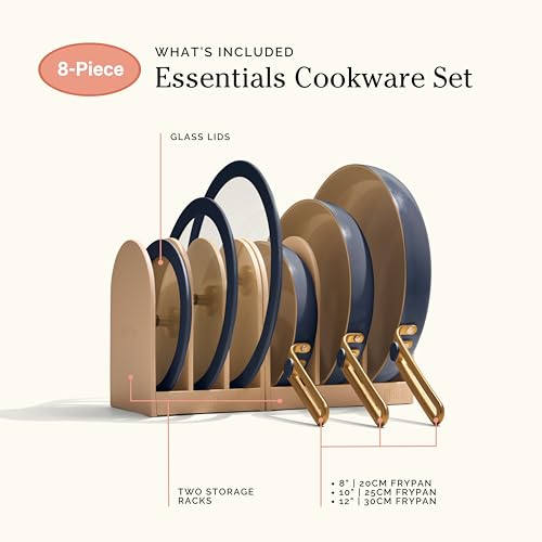 Essentials Pan Trio (Blue Salt / 8 piece)