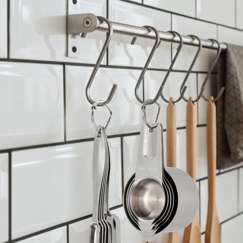 Stainless Steel Measuring Cups and Spoons Set of 10 (Spoons&Cups - Set of 10)
