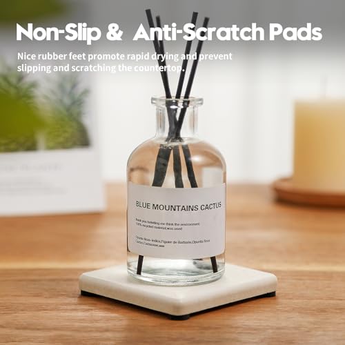4PCS Bathroom Sink Vanity Trays (4 Pack - Pearl Gray / 9" X 3.5")
