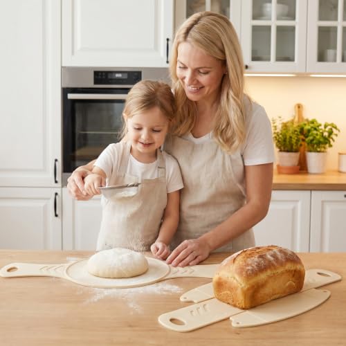 Silicone Bread Sling for Dutch Oven (Khaki 2pcs)