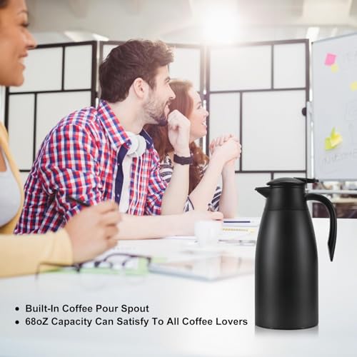 70 oz Thermal Coffee Carafe (gold+gold / 70 Ounces)