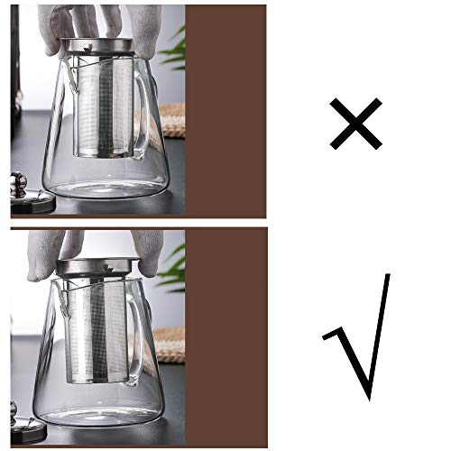Glass Teapot with Infuser Tea Pot 950ml (32 fl oz)