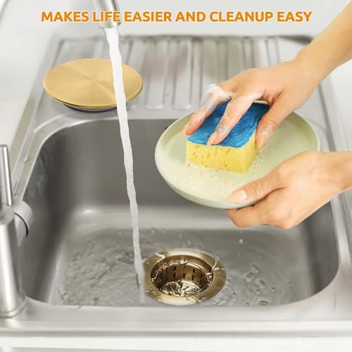Kitchen Sink Drain Assembly with Removable Deep Basket Strainer