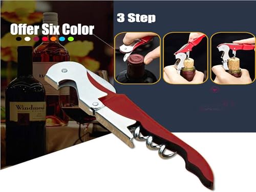 Professional Waiter Corkscrew Wine Openers Set (4 Count)