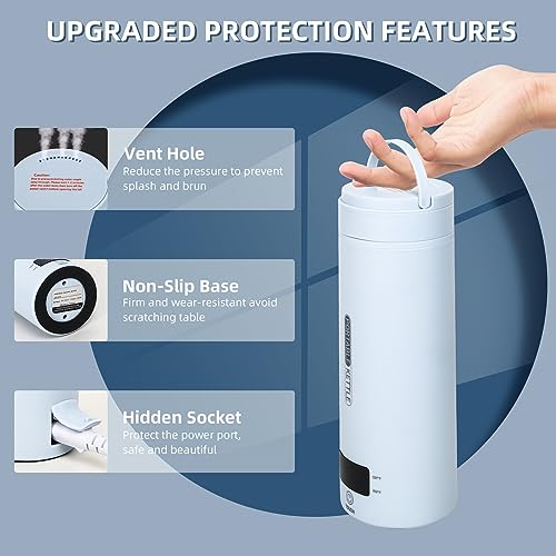 Portable Electric Kettle Travel (Blue)